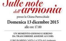2015-12-13 Concerto Sulle note dell'armonia - Sant'Ambrogio
