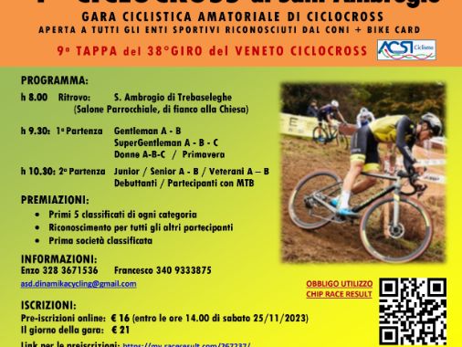 1° Ciclocross di Sant'Ambrogio
