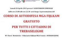 2015-04-20 Corso di autodifesa MGA Fijlkam- ASD Polisportiva WadoKay Trebaseleghe