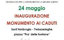 2015-05-24 Inaugurazione monumento ai caduti - Sant'Ambrogio - Trebaseleghe