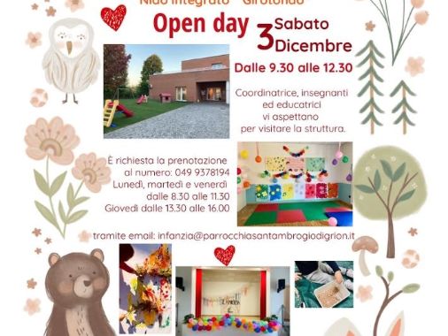 Open day Scuola dell'Infanzia  Nido Integrato 