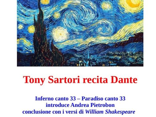 Tony Sartori recita Dante