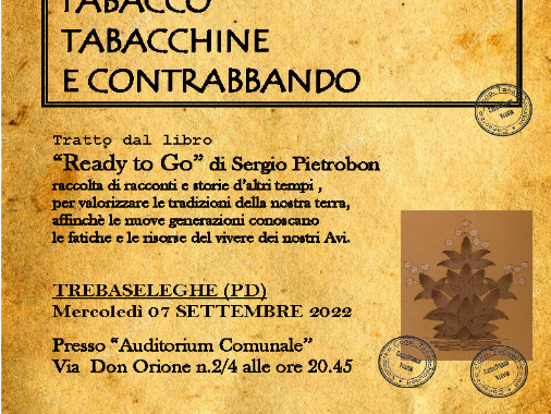 Spettacolo teatrale tabacco, tabacchine e contrabbando.