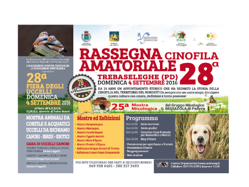 28° Fiera degli Uccelli e Rassegna Cinofila