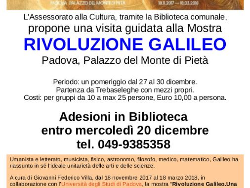 Mostra "Rivoluzione Galileo"