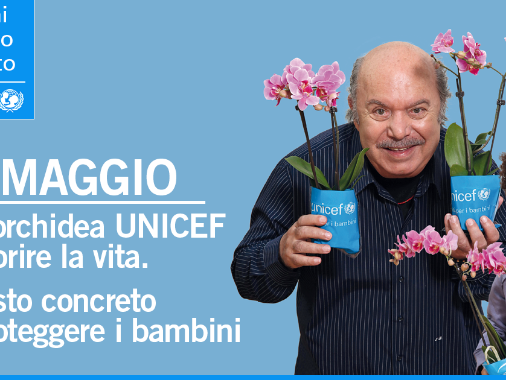 L'Orchidea dell'Unicef per i bambini