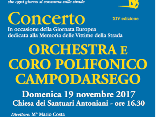 XV edizione concerto in difesa della vita sulle strade