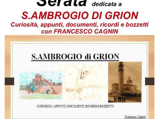serata dedicata a Sant'Ambrogio di Grion
