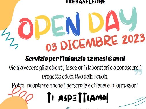 Open Day Scuola Infanzia e nido integrato L. A. Cagnin