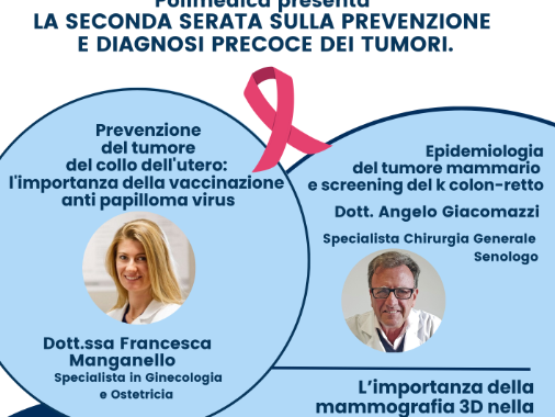 2^ Serata prevenzione e diagnosi precoce tumori