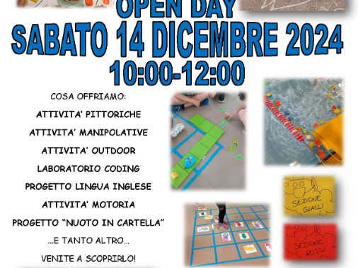 Open day alla Scuola dell'infanzia di Fossalta di Trebaseleghe