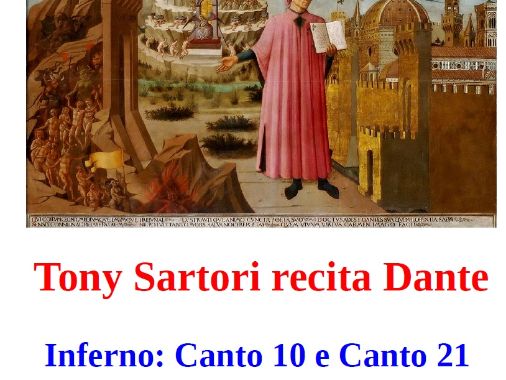 Tony Sartori recita Dante