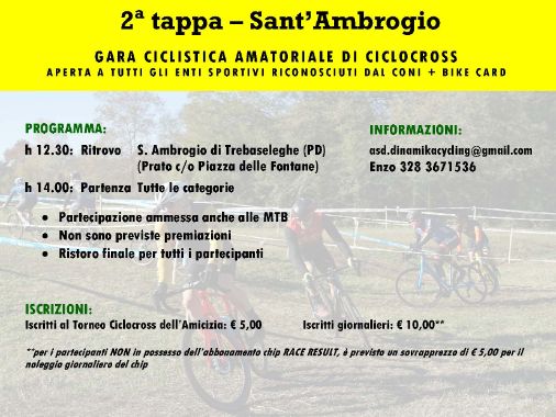 2^ tappa Torneo Ciclocross dell'Amicizia 2025
