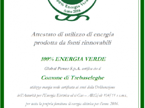 100% di energia verde
