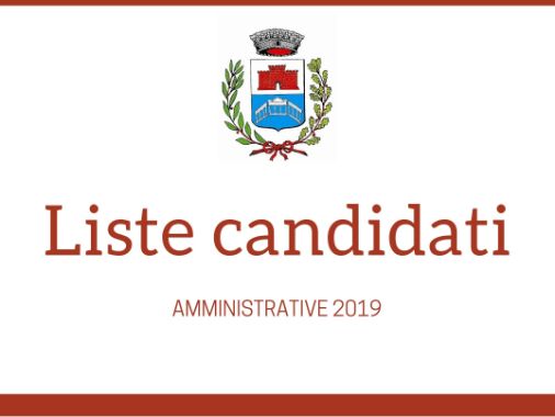 Liste dei candidati