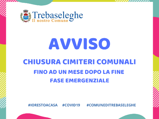 Chiusura cimiteri comunali 