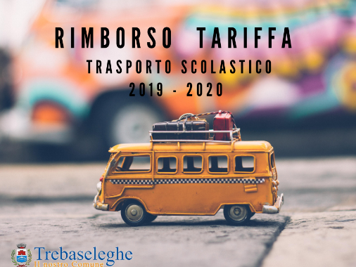 Rimborso tariffa trasporto scolastico 2019-2020