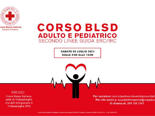 Corso BLSD Croce Rossa Italiana
