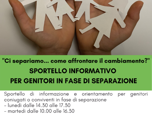 Sportello informativo per genitori in fase di separazione Ulss 6