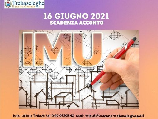 Avviso scadenza versamento acconto IMU 2022