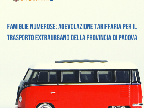 Agevolazione tariffaria “famiglie numerose”.