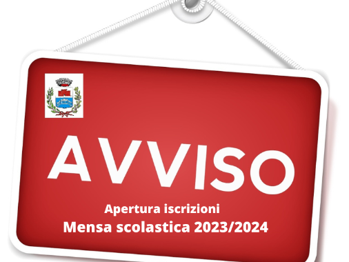 Iscrizioni mensa scolastica a.s. 2023/2024