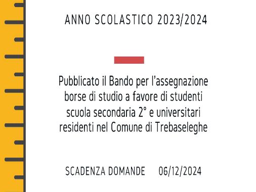 Borse di studio per studenti meritevoli