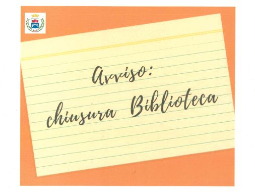 Chiusura Biblioteca comunale per festività